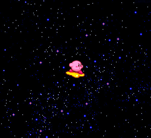 Kirby star animation